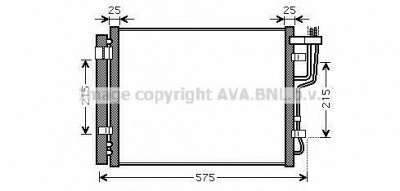 AVA QUALITY COOLING hy5189d -  Конденсатор, кондиционер